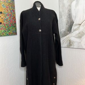 Boiled wool full length coat​​